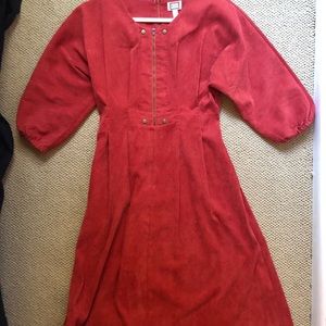 Corduroy dress